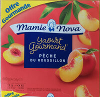Yaourt Gourmand Pêche du Roussillon 4 x 150 g