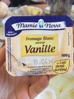 Fromage Blanc 6,1 % 100 G Vanille Lait Demi écrémé