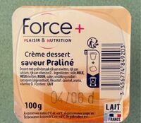 Crème dessert saveur praliné