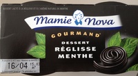 Dessert réglisse / menthe