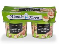 Rhubarbe rose - Yaourt Gourmand