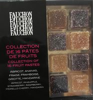 Collection de 16 pates de fruits