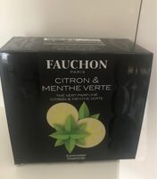 The vert parfumé citron & menthe verte