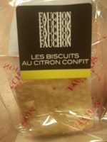 Biscuits au citron confit