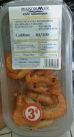 Crevettes cuites réfrigérées