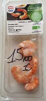 Crevettes bio décortiquées cuites réfrigérées