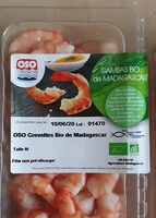 Crevettes bio de Madagascar, taille M