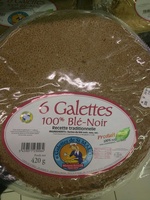 Galettes 100% Blé-Noir