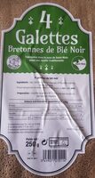 Galettes bretonnes au blé noir