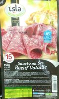 Saucisson sec boeuf volaille