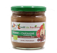 Compote avec morceaux : pomme et châtaigne