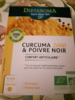 Curcuma 2000 & Poivre Noir Bio - 60 Comprimés - Dietaroma