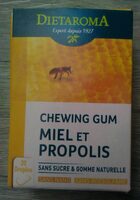 Chewing-gum miel et propolis