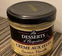 Creme aux oeufs saveur vanille