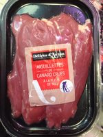 Aiguillettes de canard crue marinees a la fleur de sel