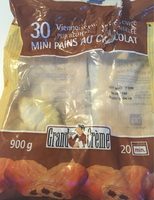 30 Mini Pains Chocolats Pur Beurre Prêts a Cuire