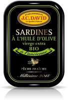 Sardines à l'huile d'olive vierge extra bio