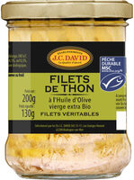 Filets de thon à l'huile d'olive vierge extra bio