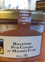 Rillettes  pur canard au magret fumé