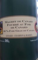 Magret de canard fourré au foie de canard