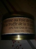 Terrine au foie gras de canard