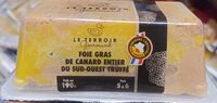 Foie gras de canard entier du Sud-Ouest truffé