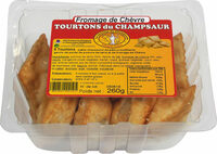 Tourtons fromage de chèvre