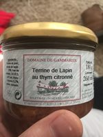 Terrine de lapin au thym citronné