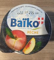 Yaourt sur lit de fruits (Pêche)
