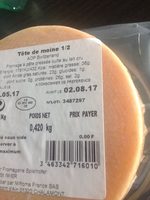 Tête de moine 1/2 AOP