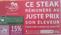 Steaks hachés 15%