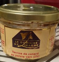 Terrine de canard au poivre vert