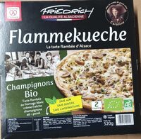 Flammekueche Champignons BIO - Tarte flambée Champignons BIO