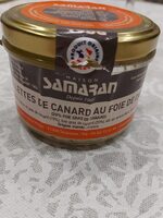 Rillettes canard au foie gras de canard