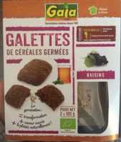 2X100G Essene Galette Raisins