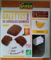 Galettes de Céréales Germées à la Banane