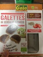 2X100G Essene Galette Haricots Blancs / Tomate / Basilic