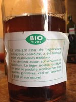 Vinaigre de cidre bio