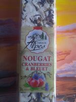 Nougat cramberries et bleuet