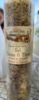 Sel citron et thym