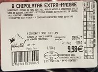 8 chipolatas extra maigre