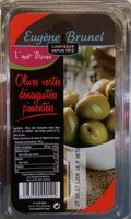 Olives Vertes Dénoyautées Pimentées