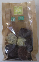 Bonbons de Chocolat au Lait, Noir et Blanc Fourrés Praliné