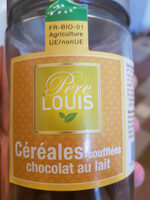 Céréales soufflées chocolat au lait pere louis