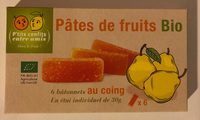 Pates de fruits bio