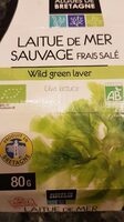 Laitue de mer sauvage frais salé