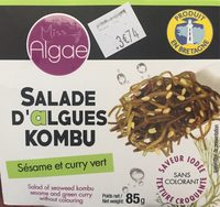 Sakade d'algues kombu