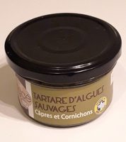 Tartare d'algues câpres et cornichons