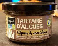 Tartare d'algues câpres et cornichons