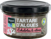 Tartinable d'algues échalotes et citron